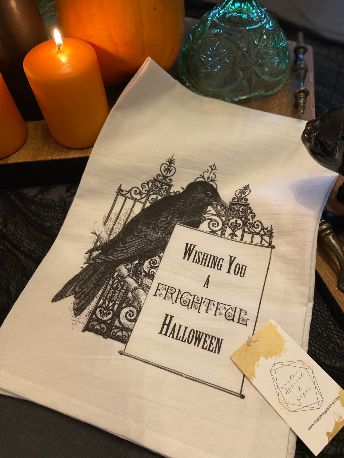 Frightful Halloween astiapyyhe